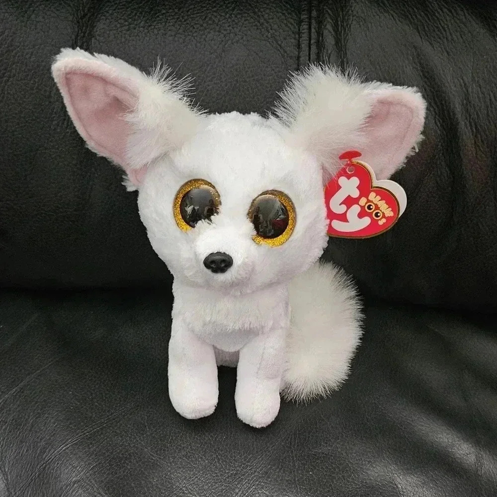 TY Beanie Boos PHOENIX the Fennec Fox Glitter Eyes 6 Inch Plush Stuffed Animal
